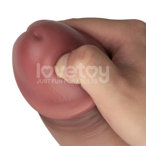 Lovetoy - Ingen 空心穿戴式 10'' 假阳具套装 加细码至中码 - 肉色 照片