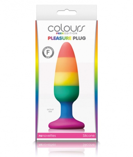 NS Novelties - Pleasure  中号 后庭塞 - 彩红 照片