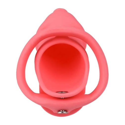 FAAK - Long Resin Chastity Cage - Red 照片