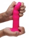 Squeeze-It - Wavy Dildo - Pink photo-3