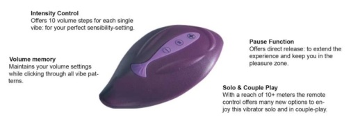 Bouncy Bliss - Classic Vibro Grinder Pillow - Purple photo