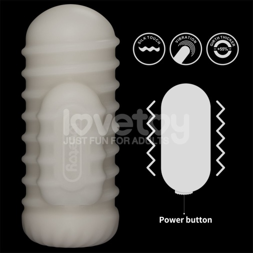 Lovetoy - Knights Ring Vibro 2in1 Sleeve - Wavy photo