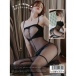 KR - Crotchless Bodystocking KRW-122 - Black photo-5