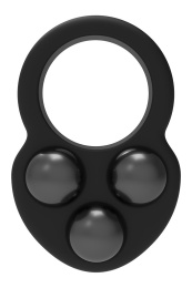 Dreamtoys - Ramrod Triple Weight Cock Ring - Black 照片