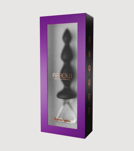 Adrien Lastic - Arrow Anal Beads - Black photo