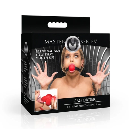 Master Series - Gag Order Extreme Ball - Red photo