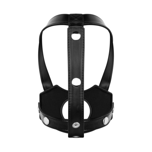 Bedroom Fantasies - Head Strap-On Harness - Black 照片