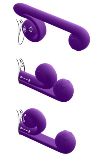 Snail Vibe - Duo Vibrator - Purple photo