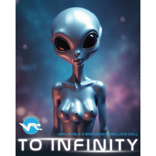 NMC - Infinity Ailen Infantable Doll - Silver photo