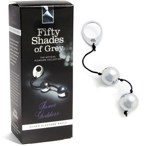 Fifty Shades of Grey - Inner Goddess Kegel Balls 220g - Silver photo