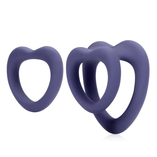 Loveline - Heart Cock Ring Set - Violet Storm 照片