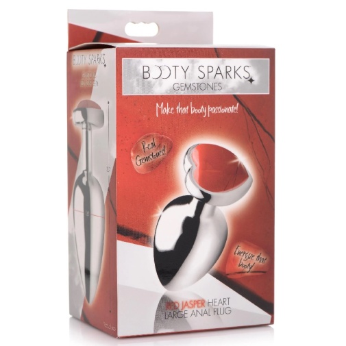 Booty Sparks - Jasper Heart Anal Plug L-size - Red photo