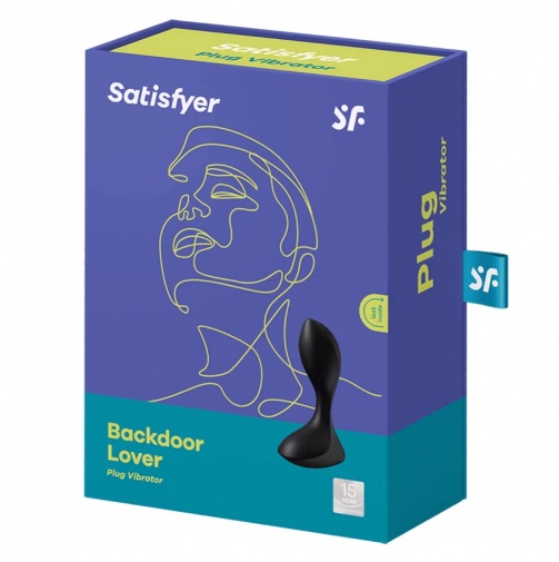 Satisfyer - Backdoor Lover Plug - Black photo