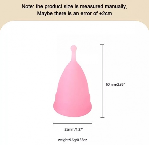 MT - Menstrual Cup S - Pink photo