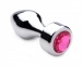Booty Sparks - Gem Weighted Anal Plug M-size - Pink photo-4