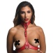 Strict - Female Chest Harness - Red - S/M photo-3
