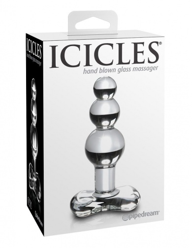 Icicles - 三重玻璃后庭按摩器47号 - 透明 照片