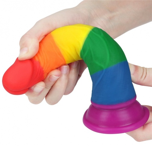 Lovetoy - 7" Prider Dildo - Rainbow photo