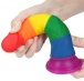 Lovetoy - 7" Prider Dildo - Rainbow photo-5