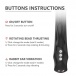 Drywell - Rotating & Thrusting Rabbit Vibrator - Black photo-4