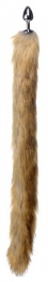 Tailz - Extra Long Mink Tail Anal Plug - Brown photo