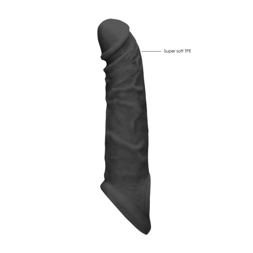 RealRock - Penis Sleeve 8" - Black photo