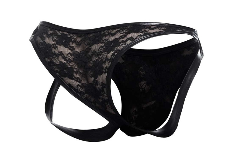 Cut4men - Lace Hybrid Jockstrap - Black - L photo