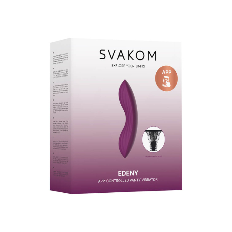 SVAKOM - Edeny APP 远端控制穿戴式内裤震动器 - 紫色 照片