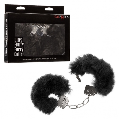 CEN - Ultra Fluffy Furry Cuffs - Black photo