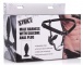 Strict - Male Harness with Silicone Butt Plug - Black photo-6