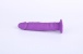 MT - 矽胶假阳具 140x30mm - 紫色 照片-3