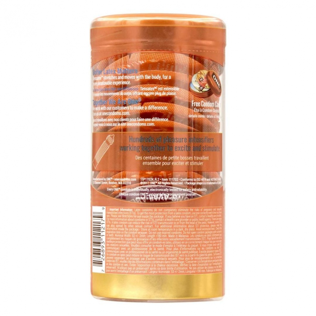 One Condoms - 超凸点安全套 - 12片装 照片-5