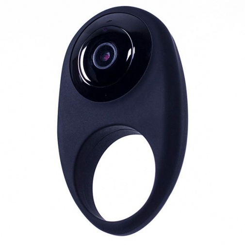 The Cock Cam - The Cock Ring with a Camera - Black photo