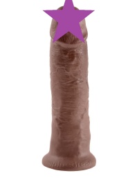 King Cock - Cock 10″ - Brown photo