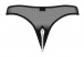 Underneath - Jade Crotchless Thong - Black - L/XL photo-2