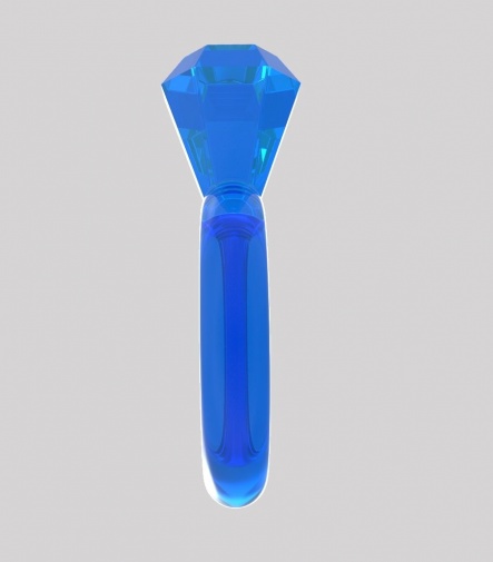 Chisa - Diamond Cock Ring - Blue photo