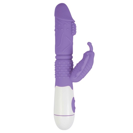 Nasstoys - Lotus #4 Rabbit Vibrator - Purple photo