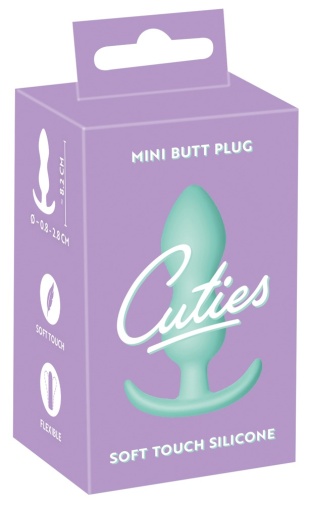 Cuties - Tapered Mini Butt Plug - Green photo