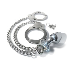 Nixie - Metal Plug w Cuffs - Silver 照片