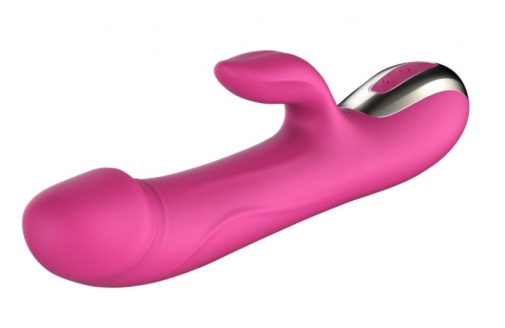Leten - Thrusting Rabbit Vibrator - Pink photo