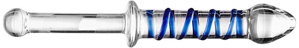 Prisms Erotic Glass - Nyasa Thrusting Wand - Clear photo-3