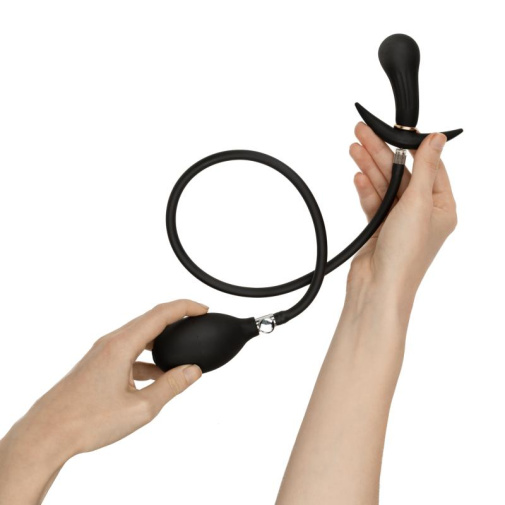 Easytoys - Inflatable Anal Plug - Black photo
