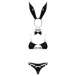 Obsessive - Night Bunny Costume 4 pcs - Black - L/XL photo-7
