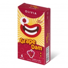 Olivia - 葡萄味 口交膜 6片装 照片