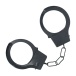 Ouch - Classic Metal Hand Cuffs - Black photo