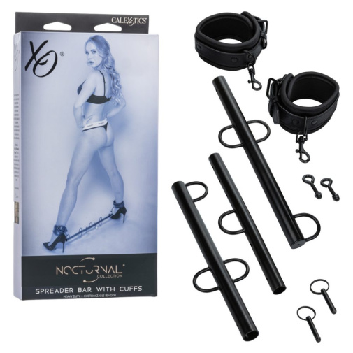 CEN - Nocturnal Spreader Bar w Cuffs - Black photo