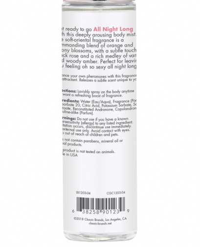 CGC - All Night Long Pheromone Body Mist - 103ml photo