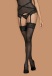 Obsessive - Bondea Stockings - Black - L/XL photo-5