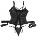 Ohyeah - Hollow Out Restraint Teddy - Black - M photo-11