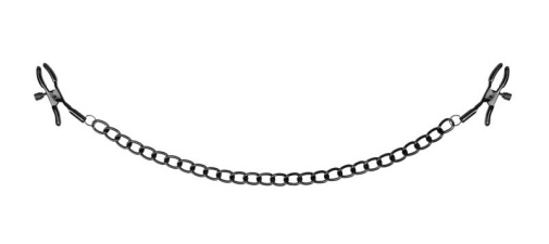 Bedroom Fantasies - Nipple Clamps w Chain - Black 照片